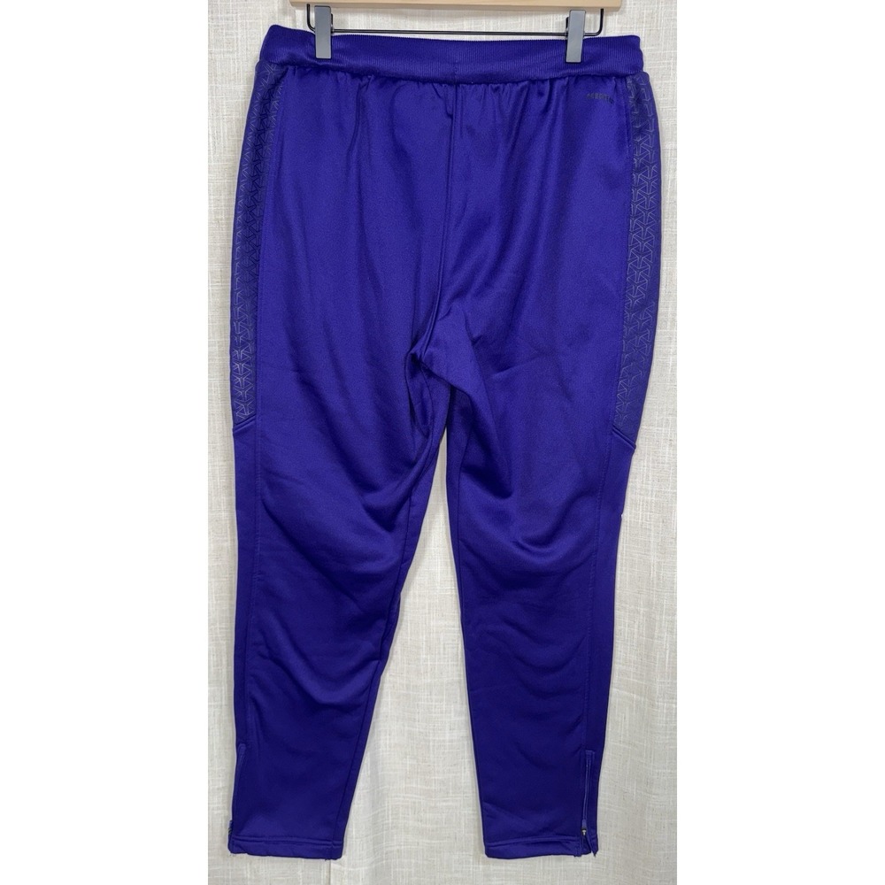 Adidas East Carolina Pirates ECU Purple Black Joggers Pants Shirt Men's L Large - Picture 8 of 12